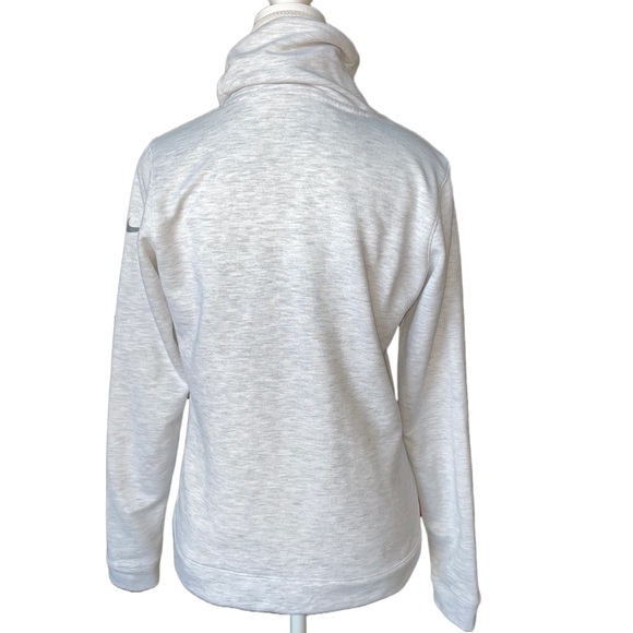 **HP** Nike Women’s Gray Dri-Fit High Neck Banded Sweatshirt - Picture 4 of 9